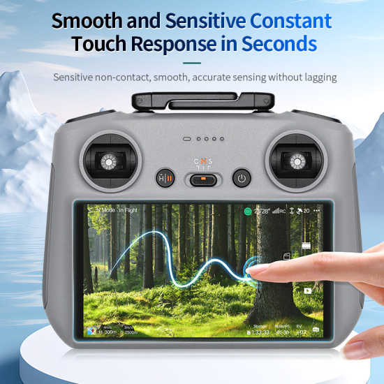 STARTRC suitable for AR Transparency Enhanced Anti-Reflective Tempered Film DJI Mini 4 pro RC/RC 2 screen remote control screen explosion-proof toughening protection accessories