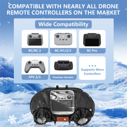 Universal thermal gloves for drone remote controllers