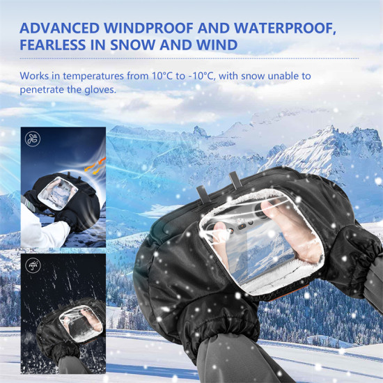 Universal thermal gloves for drone remote controllers