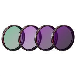 Action 5 pro filter sets various filters available:ND8 ND16 ND32 CPL