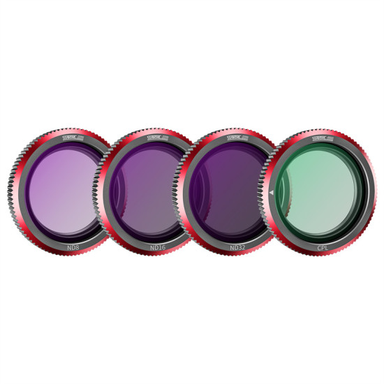DJI NEO Magnetic Filter 4-Pack  Various magnetic filter sets: ND8/ND16/ND32/CPL