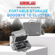Portable storage goodbye to clutter for OSMO action 5 pro storage bag