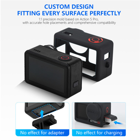 For Action 5 Pro silicone cover