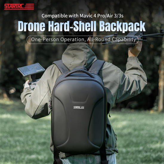 STARTRC Compatible with Mavic 4 Pro  Air 3  Air 3s Drone Hard-Shell Backpack