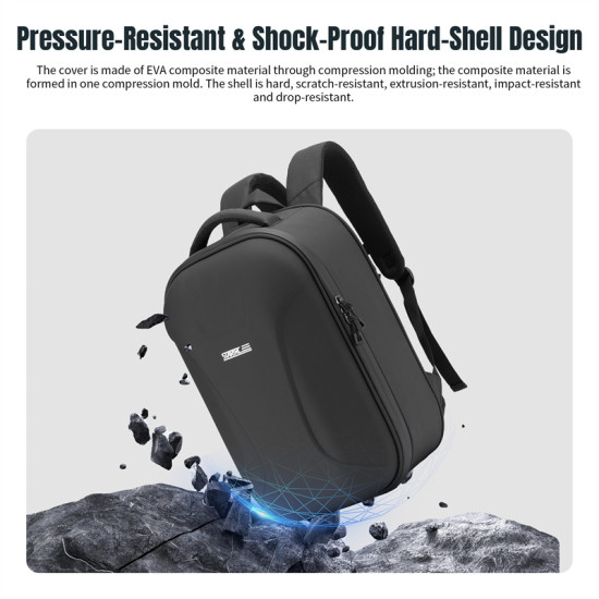 STARTRC Compatible with Mavic 4 Pro  Air 3  Air 3s Drone Hard-Shell Backpack