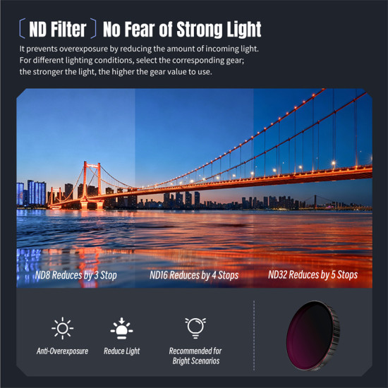 STARTRC Applicable to Osmo Action 6 Filter 4-Piece Set