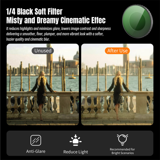 STARTRC Suitable for Osmo Nano Black Soft filter