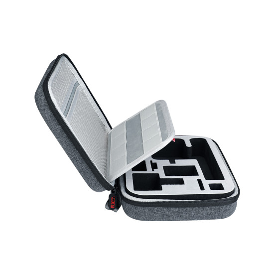 For DJI Action 2 Handbag Sports Camera Storage Bag Gray Carrying Case Portable Shockproof and Large Capacity Box Accessories
