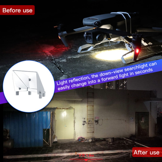 Light Thrower Dropper For DJI Mavic 3 Sled Heightening Stand Foot Stool Tripod Scorpion MICRO USB Accessories Kit Parts Combo
