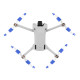 Propeller For Mini 3 Pro Color Screw 8pcs Noise Windstick Lightweight Airscrew Drone 6030F Double-sided Blade Accessories Parts