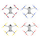 For DJI Mini 3 8pcs Propellers 6030F Lightweight Airscrew Low Noise Color Blade Accessories Double Side Plastic Drone Parts Combo