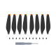 For DJI Mini 3 8pcs Propellers 6030F Lightweight Airscrew Low Noise Color Blade Accessories Double Side Plastic Drone Parts Combo