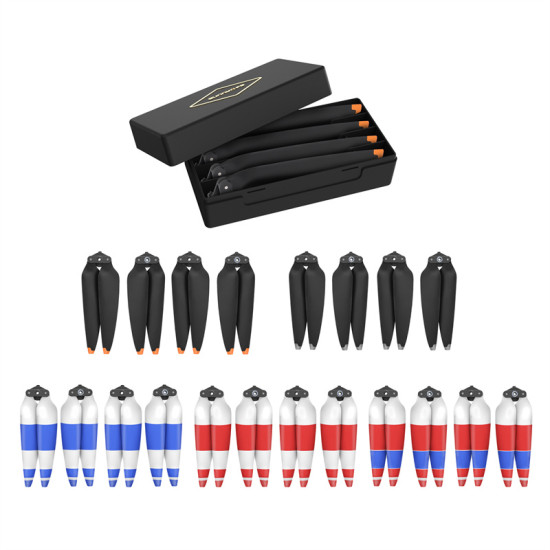 Propellers Case for DJI Air 3 Low Noise Props Colored Box 8747F Storage Mini Travel Protection Bag Accessories Combo Crush Proof Dust Parts 