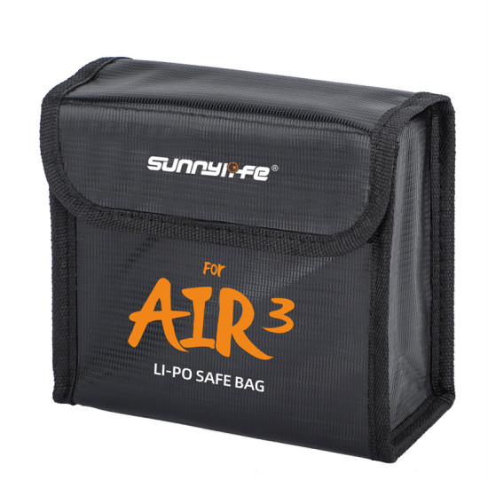 Battery Safe Bag for DJI AIR 3 Protective Case  Drone Li-Po Spare Box Sunnylife Accessories Packet Explosion-proof Parts Combo 