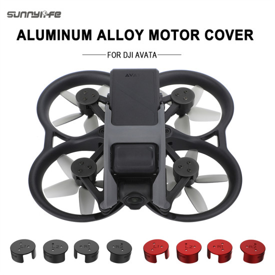 Motor Cover For DJI Avata Cap Accessories Protective Scratchproof Aluminum Alloy Lid Anti-dust Top Protection Set Sunnylife Part
