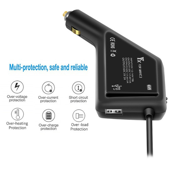 YX car charger for Mavic 3