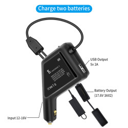 YX car charger for Mavic 3
