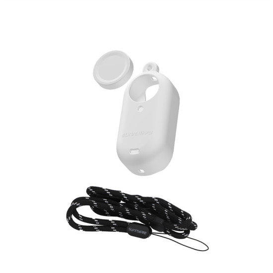 Silicone Case for Insta360 GO 3 Camera Lens Cover Protector Bag Protective Neck Strap Lanyard Accessories Rope Parts Sunnylife 