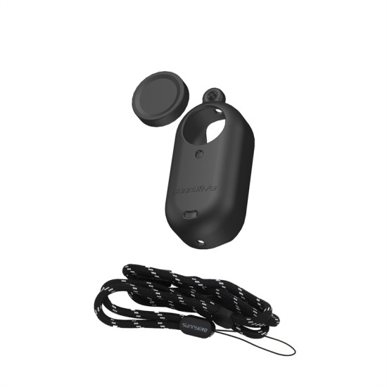 Silicone Case for Insta360 GO 3 Camera Lens Cover Protector Bag Protective Neck Strap Lanyard Accessories Rope Parts Sunnylife 