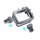 Protective Case for Insta360 GO 3 Accessories Sunnylife Frame Mount Adapter Cold Shoe Bracket Housing Shell Cover Aluminum Alloy