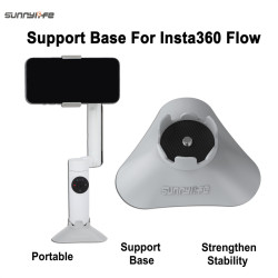 Support Base for Insta360 Flow Handheld Gimbal Desktop Strengthen Bed Stabilizer Mount Stand Accessories Sunnylife Protector Set 