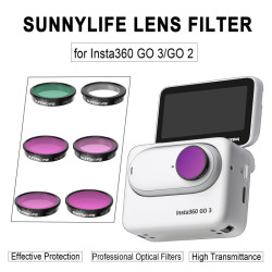 Lens Filter for Insta360 GO 3/GO 2 Sunnylife for MCUV CPL Camera Filters ND4/8/16/32 Drone Accessories Optical Glass Lenses Part