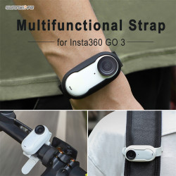Camera Strap for Insta360 GO 3 Sunnylife Silicone Protective Cover Accessories Wristband Backpack Stripe Bicycle Belt Cat Collar