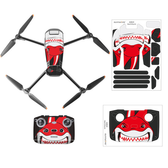 For Mavic 3 Stickers 3M Protective Film PVC Decals Skin Wrap Accessories Kit for Sunnylife  Parts Combo
