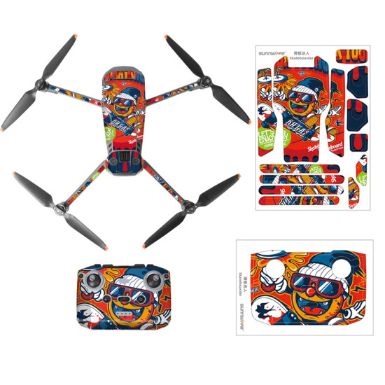 For Mavic 3 Stickers 3M Protective Film PVC Decals Skin Wrap Accessories Kit for Sunnylife  Parts Combo