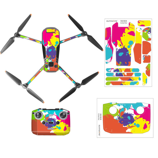 For Mavic 3 Stickers 3M Protective Film PVC Decals Skin Wrap Accessories Kit for Sunnylife  Parts Combo