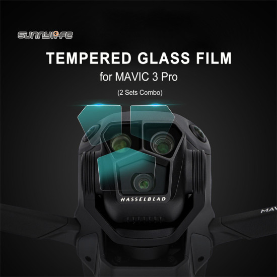 Protective Films for DJI Mavic 3 Pro Accessories Combo Tempered Glass Lens Film Protector Drone Sunnylife 9H High-hardness Part