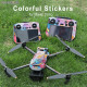 Colored Stickers Film For DJI RC PRO Version Accessories Protective Scratch-proof Decals Drone for Mavic 3 Pro Skin Sunnylife 