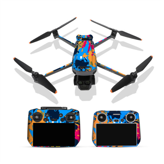 Colored Stickers Film For DJI RC PRO Version Accessories Protective Scratch-proof Decals Drone for Mavic 3 Pro Skin Sunnylife 
