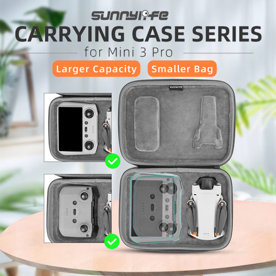 Easy Carrying Case for Mini 3 Pro DJI RC Large Capacity Handbag Mini Drone Controller Bags Accessories Sunnylife Parts Combo 