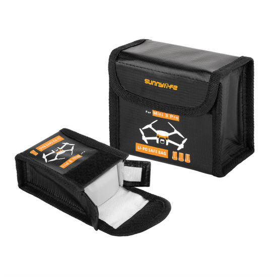 For Mini 3 Pro Battery Safe Bag Protective Package Storage Box Explosion-proof Protection Case Set Drone Accessory Parts Combo