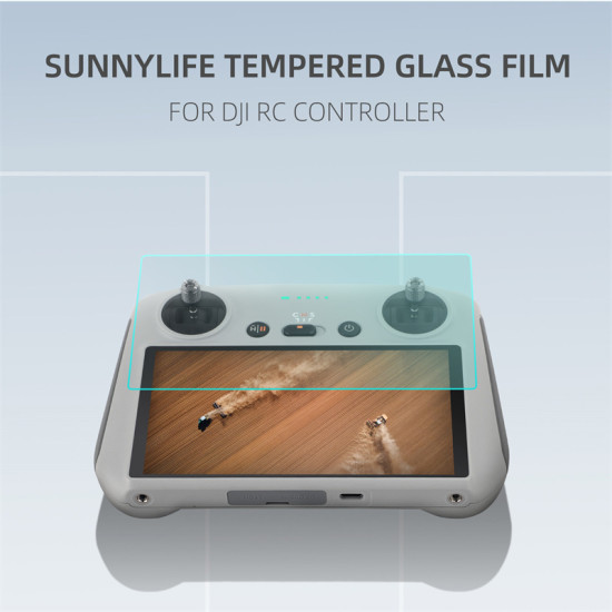 Screen Toughened Film Protective for DJI RC Mini 3 Pro Controller Steel Tempered Glassprotector Accessory Parts Sunnylife Remote