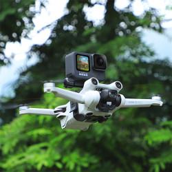 For Mini 3 Pro Drone Light Holder Sports Camera Accessories Mount Bracket Lamp Sunnylife for ACTION 2/GoPro 10/Insta360 GO2 Part