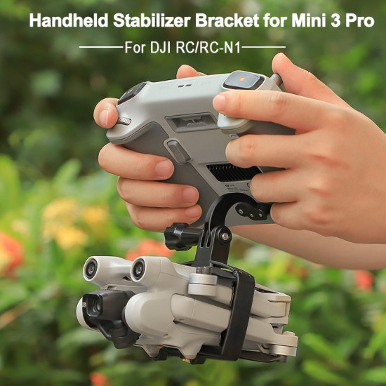 Drone Accessories for DJI RC/RC-N1 Holder Mount Grip for Mini 3 Pro Handheld Gimbal Bracket Stabilizer Parts Camera Sunnylife 