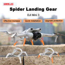 Sunnylife Landing Gear Heightened Spider Gears Extensions Support LG551 Leg Protector Accessories for DJI Mini 3 Silicone Tripod