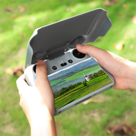 For DJI RC Mini 3 Pro Guard Cover Accessories Controller Protector Screen Sun Hood Monitor Control Sticks 2 in 1 Parts Sunnylife 