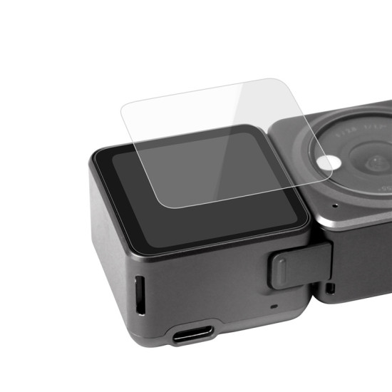 For DJI ACTION 2 Protective Film Combo Tempered Glass Lens Film Front Rear Screen Protector Sunnylife Accessories Kit Parts