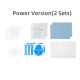 For DJI ACTION 2 Protective Film Combo Tempered Glass Lens Film Front Rear Screen Protector Sunnylife Accessories Kit Parts