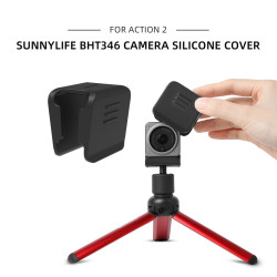 DJI Action 2 Camera Lens Protective Cap Protector Cover Silicone Scratch-proof Cace for DJI OSMO Action 2 Sunnylife Accessories