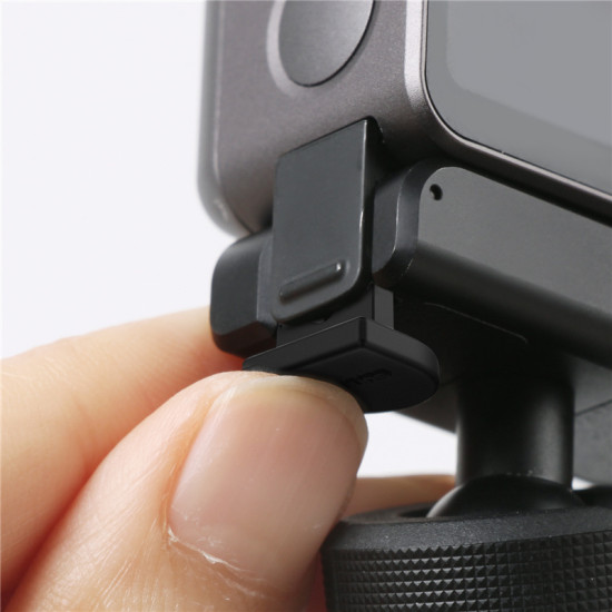 For DJI ACTION 2 Silicone Anti-release Plug Anti-falling Cover Caps Lock-up Accessories Kit Sunnylife Protection Parts Combo
