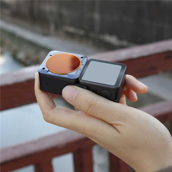 Sunnylife Lens Filter for DJI ACTION 2 Action Camera Magnetic Adjustable Filters Set Accessories Kit ND Diving MCUV CPL
