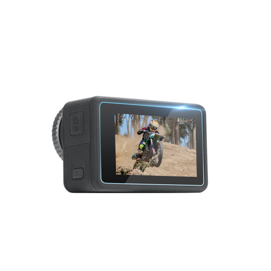 For OSMO Action 3  Lens Film Screen Protective Tempered Glass Membrane Films Sport Camera Accessories Parts Anti-Dust Sunnylife