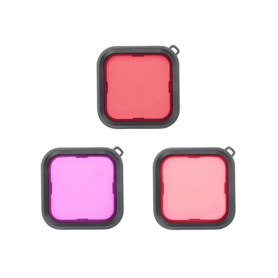 For DJI Osmo Action 3 Waterproof Case Colors Bag Diving Filters Camera 40m Underwater Protective Part Housing Shell Accessories 