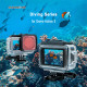 For DJI Osmo Action 3 Waterproof Case Colors Bag Diving Filters Camera 40m Underwater Protective Part Housing Shell Accessories 