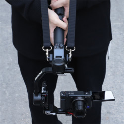 Sunnylife Dual Hook Strap for DJI RS 3 Mini Accessories Stress Reliever Shoulder Double Comfortable Belt Stabilizer Neck Lanyard 