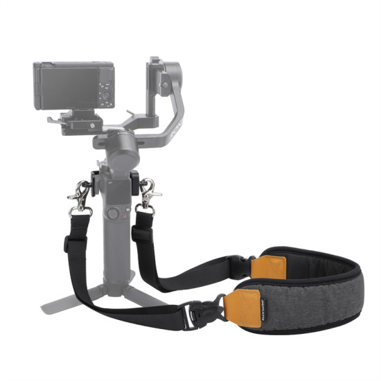 Sunnylife Dual Hook Strap for DJI RS 3 Mini Accessories Stress Reliever Shoulder Double Comfortable Belt Stabilizer Neck Lanyard 